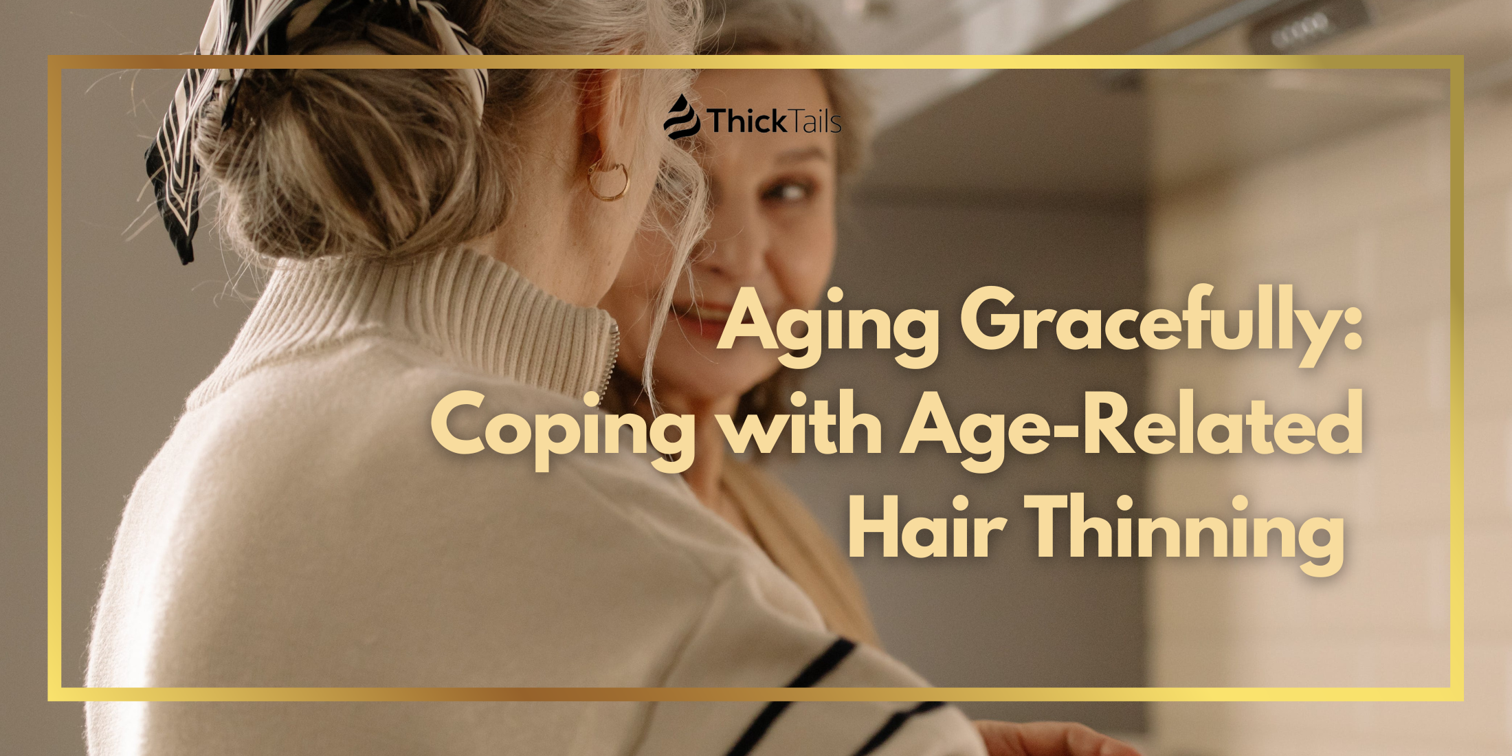 Age-related hair thinning in women