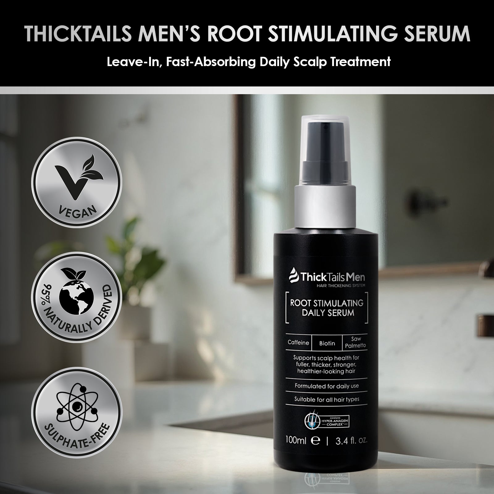 Dicktails die Wurzel von Männern stimulieren das Leaven-In-Serum