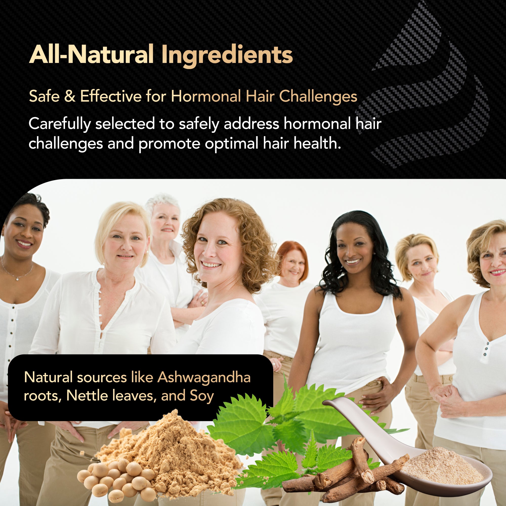 Dicktails Haarwachstum und Stärkung von Vitaminen | 90 Kapseln | 1 Monat Angebot