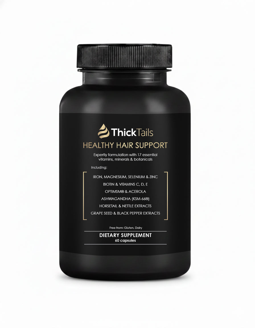 Dicktails Haarwachstum und Stärkung von Vitaminen | 90 Kapseln | 1 Monat Angebot
