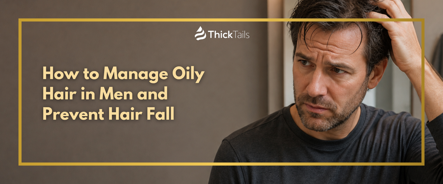 How to Manage Oily Hair in Men and Prevent Hair Fall