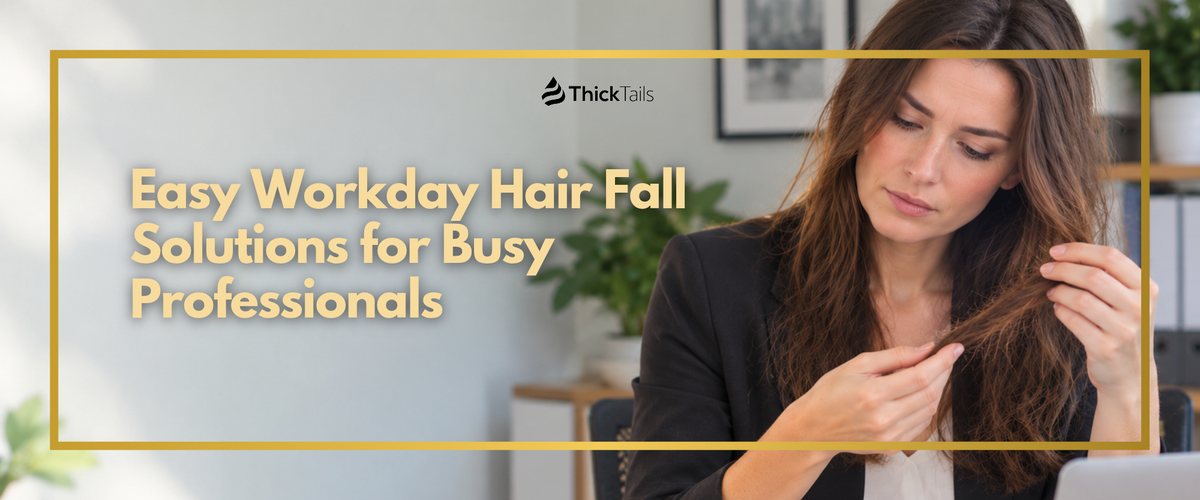 Easy Workday Hair Fall Solutions for Busy Professionals