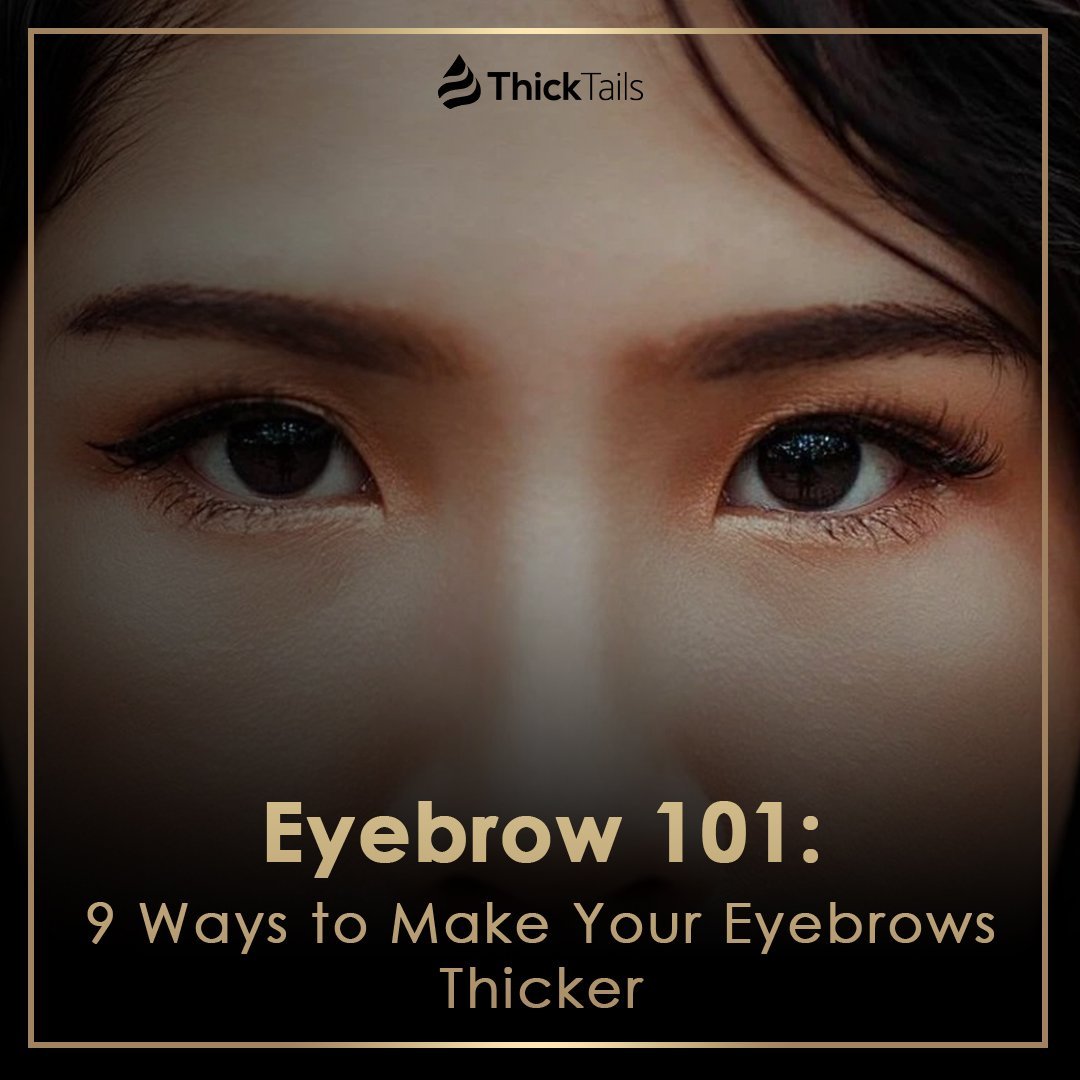 Eyebrow 101: 9 Ways to Make Your Eyebrows Thicker | ThickTails