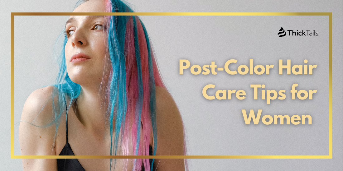 Hair care after coloring for women	