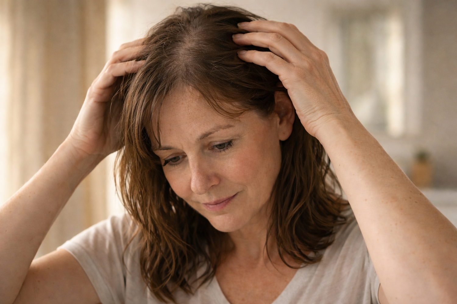 5 Reasons Your Hair Is Thinning After 45 (And Why Stress Isn't the Only Culprit)