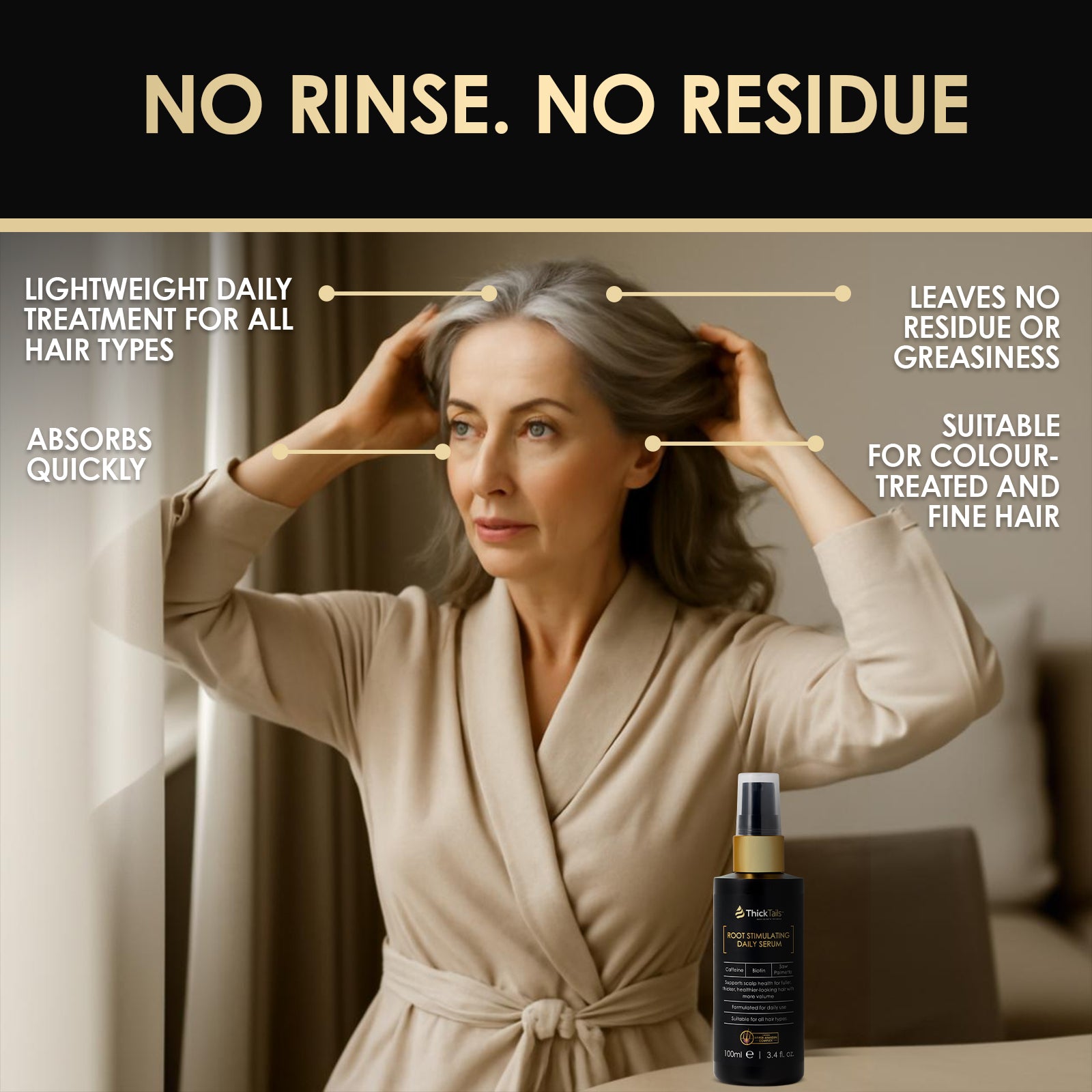 TickTails rotstimulerende permisjon serum | 3.4fl.oz