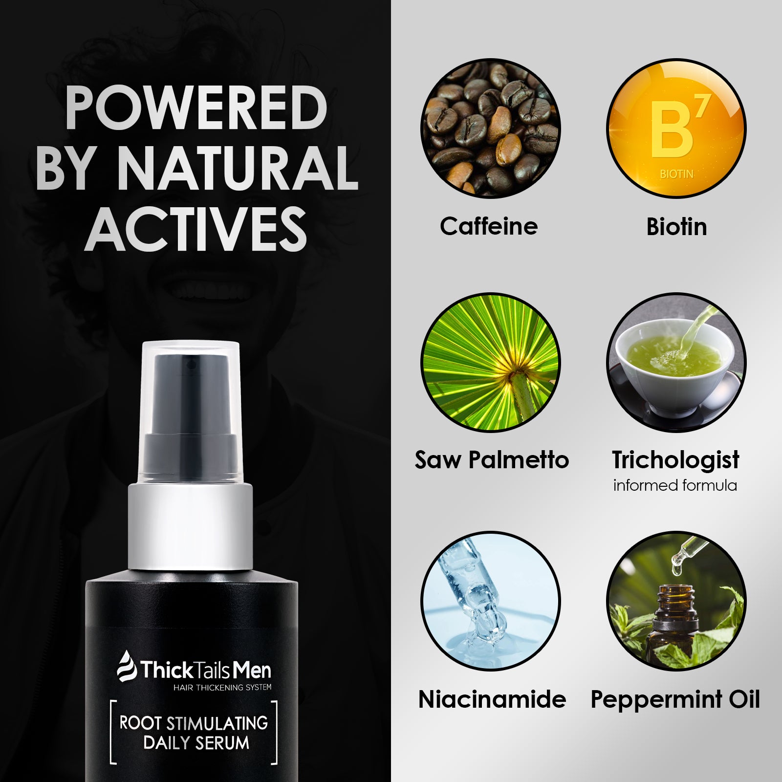 Hloubí kořeny kořene stimulující pánské sérum