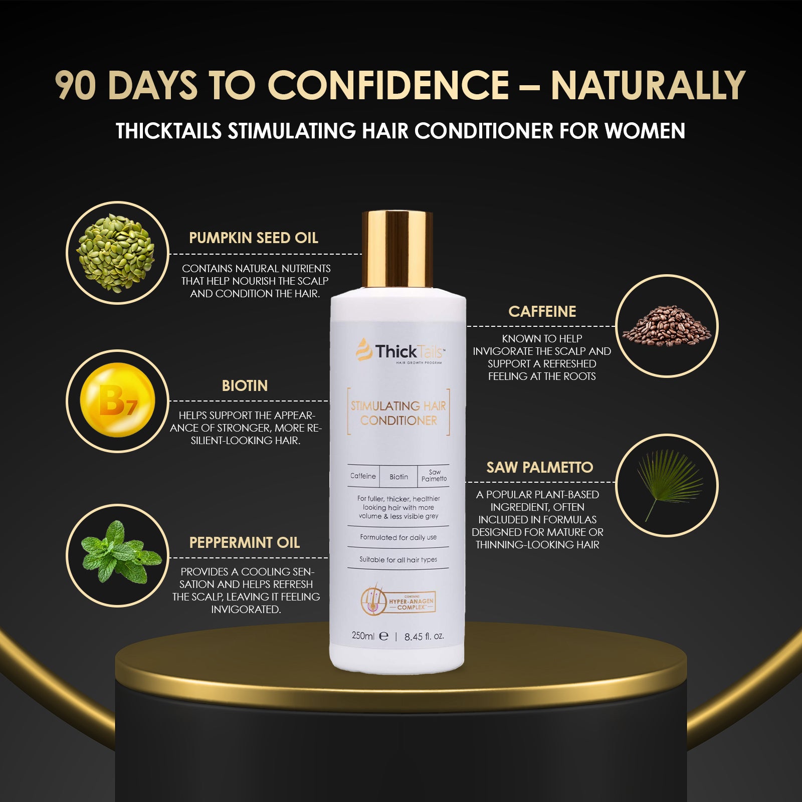 TickTails stimulerende hårbalsam | 8.45fl.oz