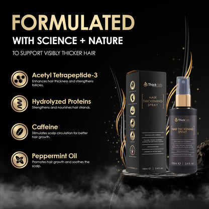 Spray de espessamento instantâneo de cabelos espessos | 3.4fl.oz