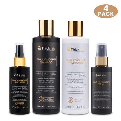 Rabos espessos Sistema de espessamento de cabelo máximo | 5-pacote