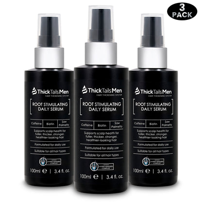 Dicktails Herren-Wurzel stimulierende Leaven-In-Serum | 3 Pack (kaufen 2, holen Sie sich 1 kostenlos)