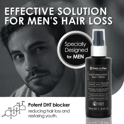 Dicktails Herren-Wurzel stimulierende Leaven-In-Serum | 3 Pack (kaufen 2, holen Sie sich 1 kostenlos)
