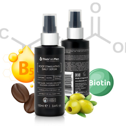 Dicktails Herren-Wurzel stimulierende Leaven-In-Serum | 3 Pack (kaufen 2, holen Sie sich 1 kostenlos)
