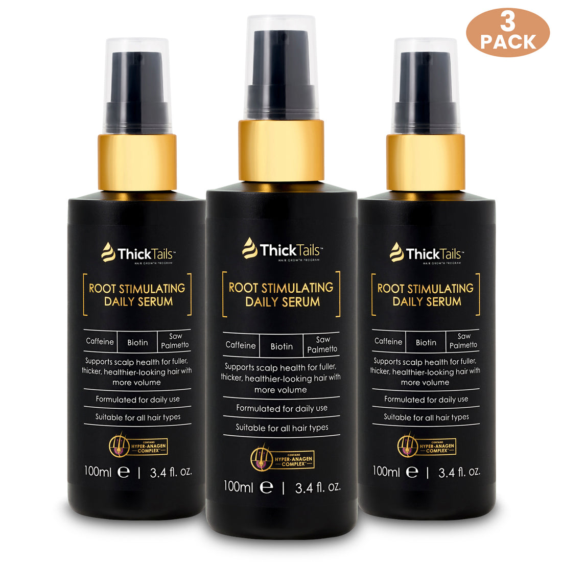 TickTails rotstimulerende permisjon serum | Kjøp 2, få 1 gratis