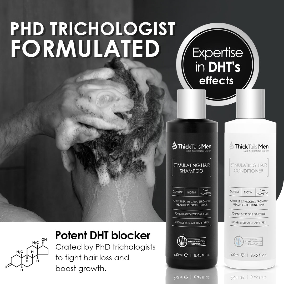 Dicktails Herren Haare Revitalisierung Bündel | 3 Pack für Haarwachstum und Kopfhaut Gesundheit