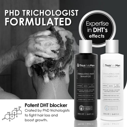 Dicktails Herren Haare Revitalisierung Bündel | 3 Pack für Haarwachstum und Kopfhaut Gesundheit