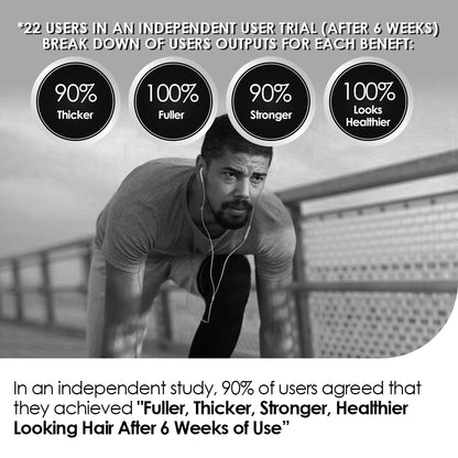 Dicktails Herren Haare Revitalisierung Bündel | 3 Pack für Haarwachstum und Kopfhaut Gesundheit